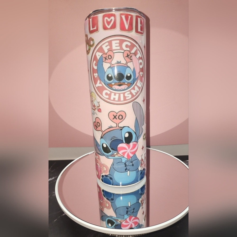 Valentine's Love from Stitch 20oz Tumbler